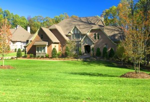 Beautiful fescue sod installed in Providence Downs South community